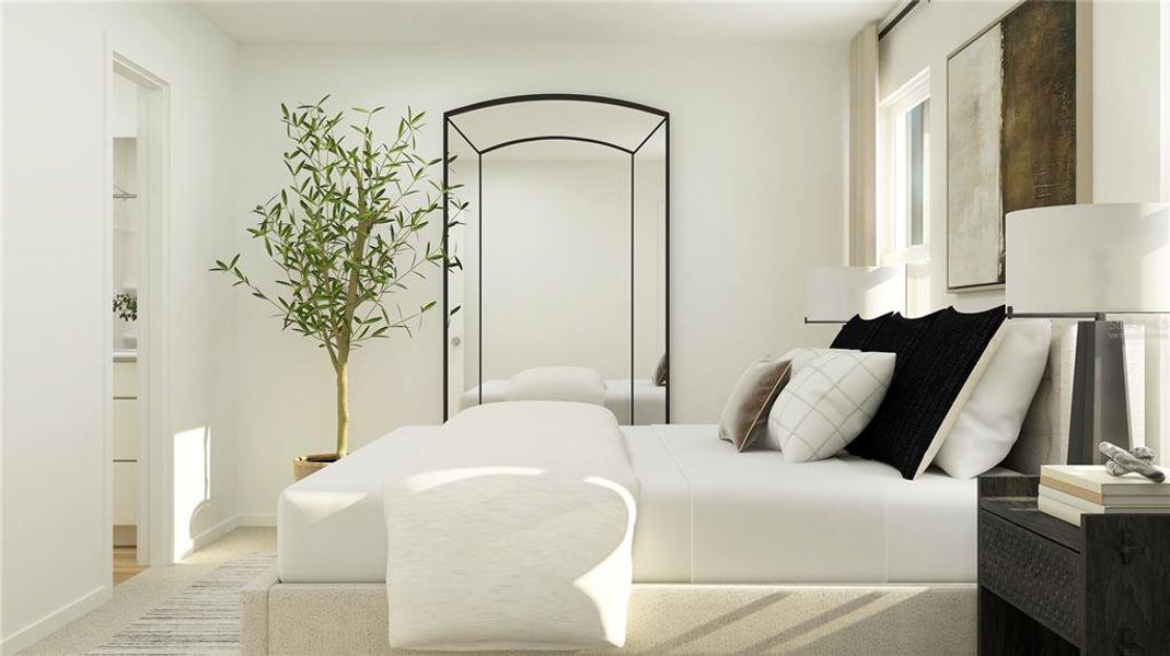 Furnished interior view inside a new home in , Davenport (Image 8).