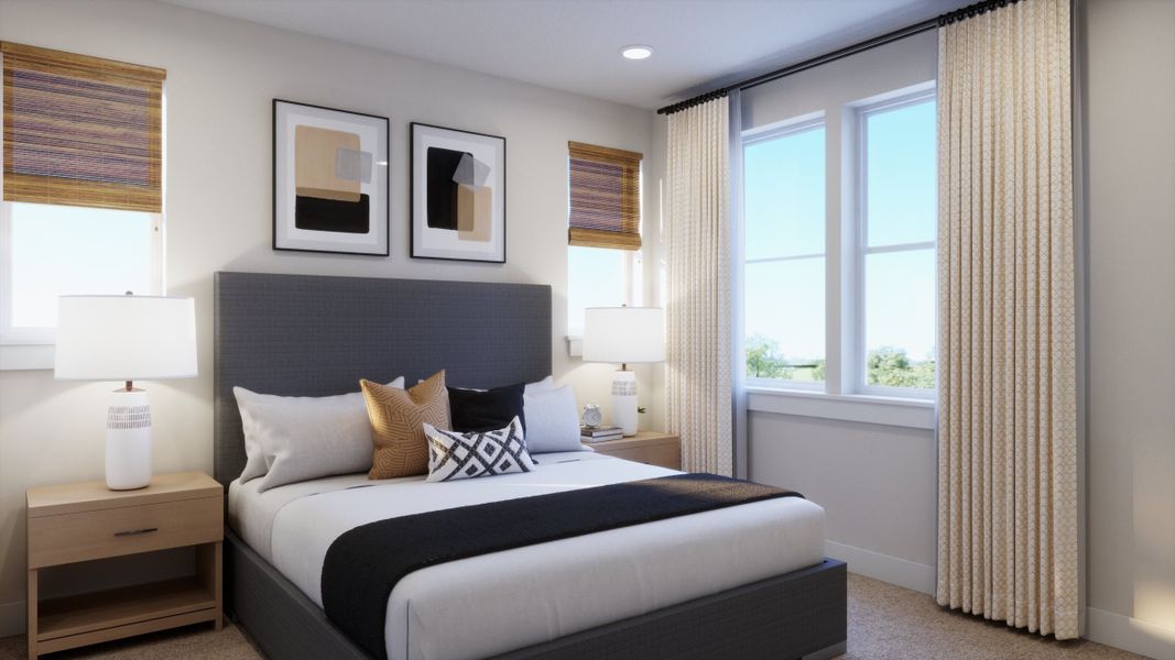 Representative furnished interior of a home built from the 1 by Trumark Homes in Berkeley Villas, Denver (Image 8).