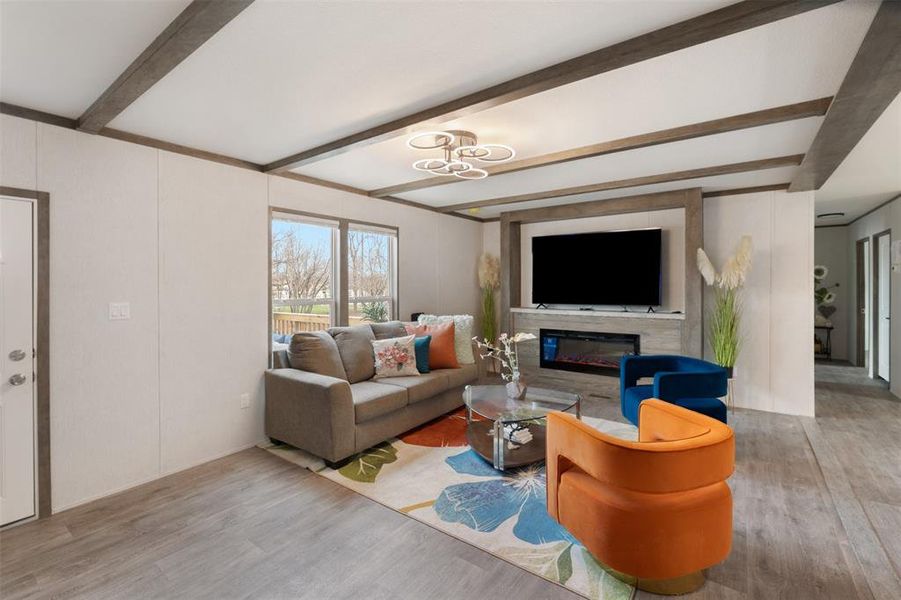 Furnished interior view inside a new home in , Corsicana (Image 14). Furnished interior view inside a new home in , Corsicana (Image 14).