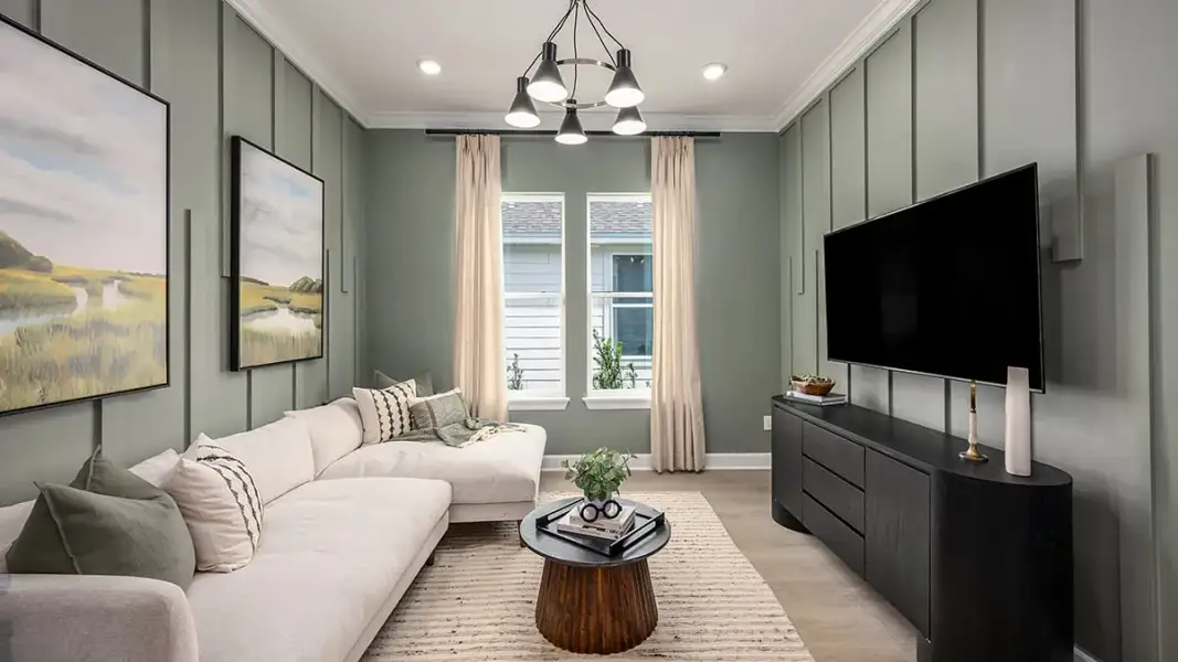 Representative furnished interior of a home built from the Marino by Taylor Morrison in Esplanade at Pinewalk, St. Johns (Image 7).