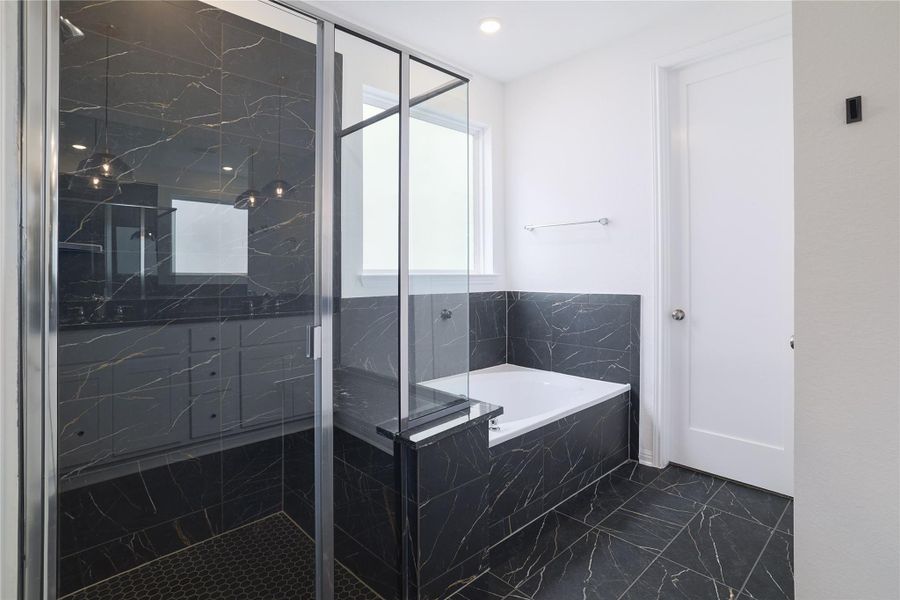 Furnished interior view inside a new home in , Leander (Image 11).