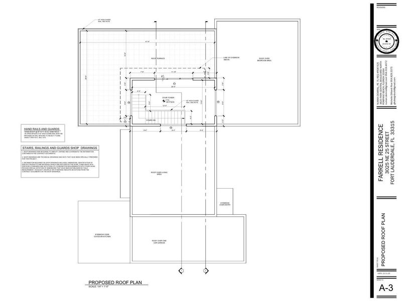 Proposed Roof Floor Plan