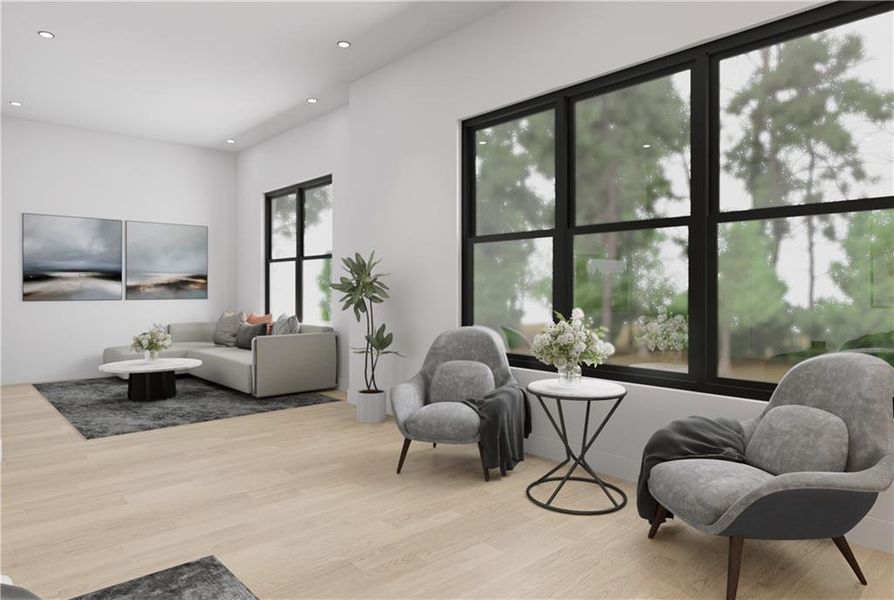 Furnished interior view inside a new home in , Sugar Hill (Image 9).