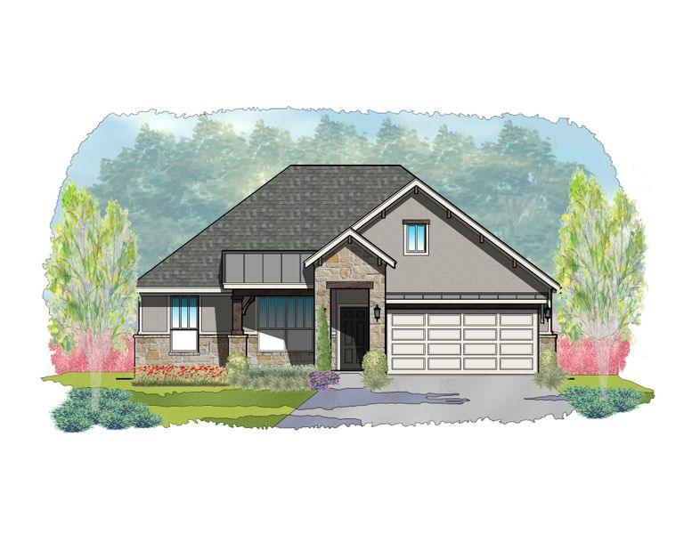 Representative exterior photo of a completed home built from the Andice by Steve Klein Custom Builder in TerraVista, Victoria, TX (Image 8). Representative exterior photo of a completed home built from the Andice by Steve Klein Custom Builder in TerraVista, Victoria, TX (Image 8).