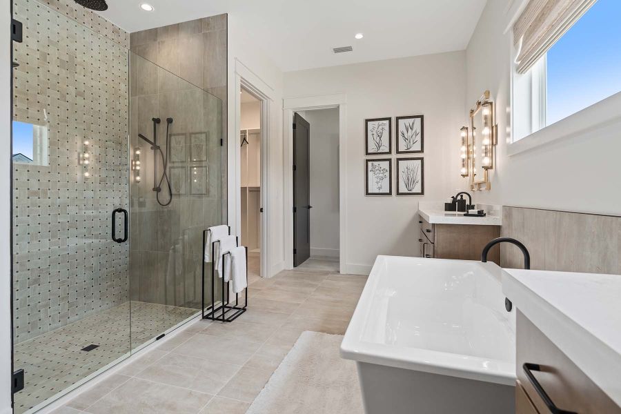 Representative furnished interior of a home built from the Kasie - Hidden Creek by MasterCraft Builder Group in SilverLeaf, St. Augustine (Image 7).