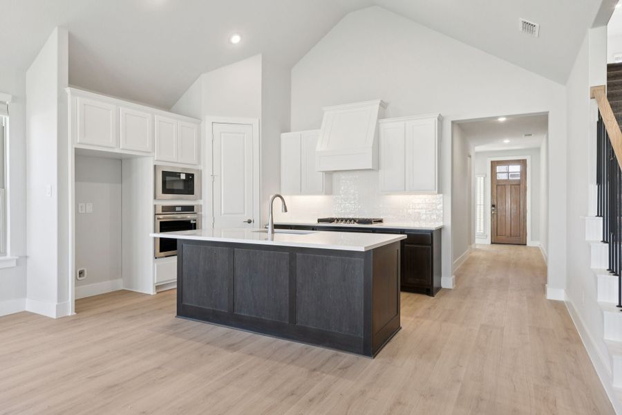 Representative furnished interior of a home built from the Statler by Centre Living Homes in Painted Tree Woodland West, McKinney (Image 7). Representative furnished interior of a home built from the Statler by Centre Living Homes in Painted Tree Woodland West, McKinney (Image 7).