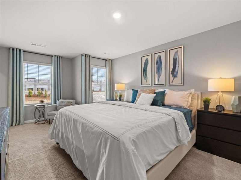Furnished interior view inside a new home in Rosewood Farms, Acworth (Image 9).