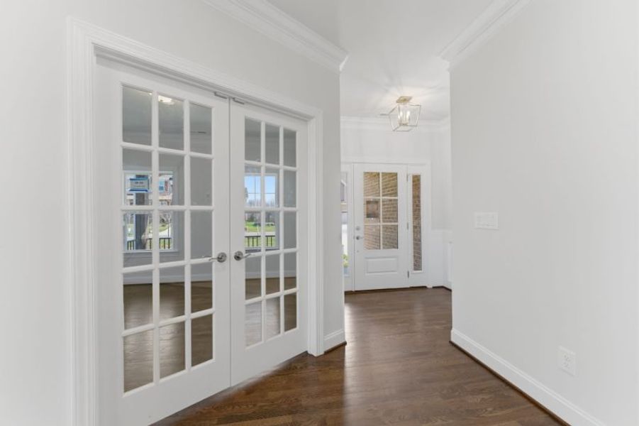 Representative unfurnished interior of a home built from the Fairfield Lux by Keystone Homes NC in Weybridge, Burlington (Image 25).