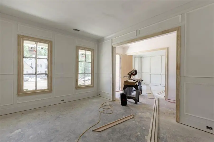 In-progress construction of a new home in , Buford, GA (Image 7).