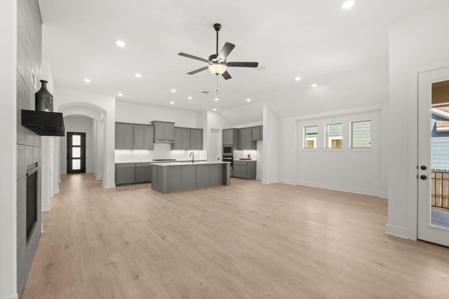 From Family Room to Open Concept Kitchen - Representative Photo From Family Room to Open Concept Kitchen - Representative Photo