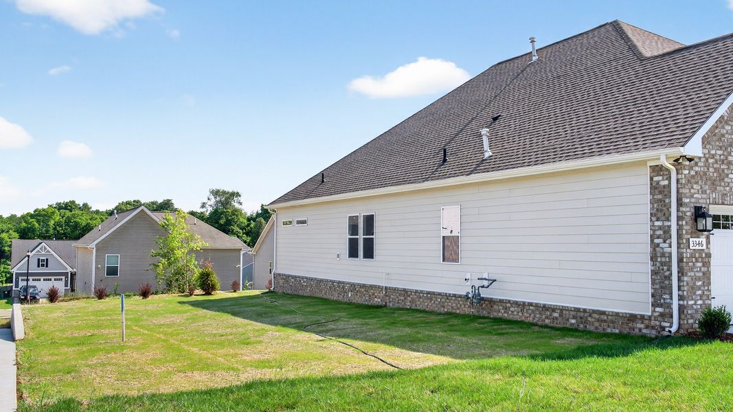Exterior details and patio area of a home in McClure Farms, Columbia (Image 33).