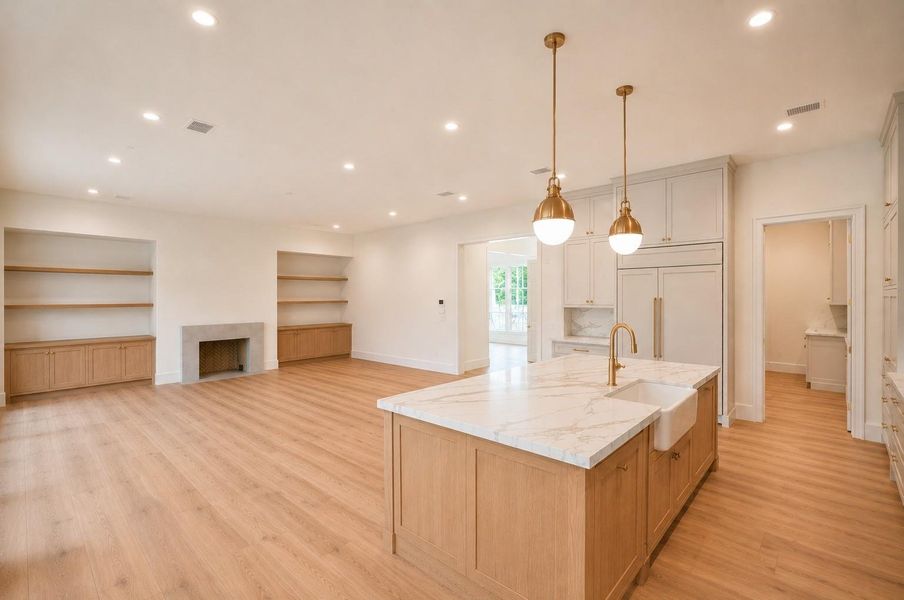 Furnished interior view inside a new home in , Houston (Image 17).