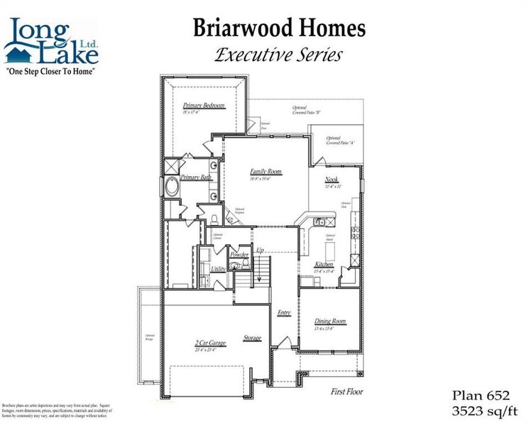 Plan 652 offers 4 bedrooms, 3 full baths, 1 half bath, and over 3,500 sqft of living space.