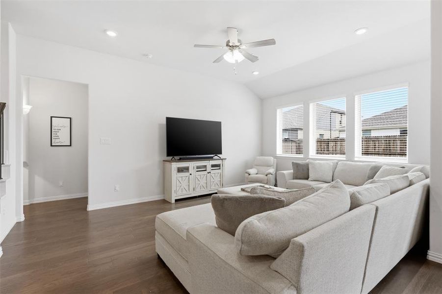 Furnished interior view inside a new home in , Denton (Image 38).