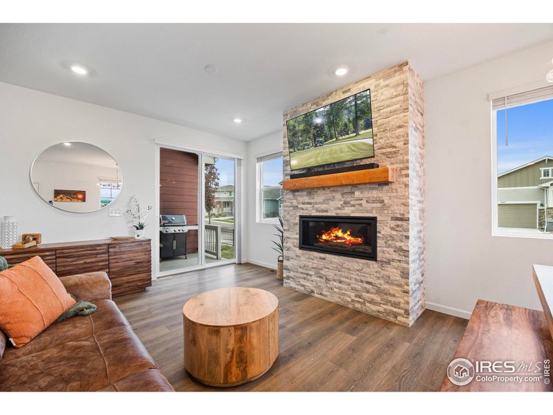 Furnished interior view inside a new home in , Fort Collins (Image 10).