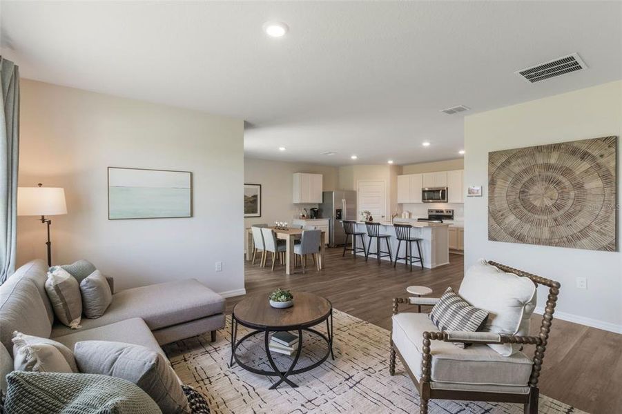 Furnished interior view inside a new home in Fox Branch, Lakeland (Image 20). Furnished interior view inside a new home in Fox Branch, Lakeland (Image 20).