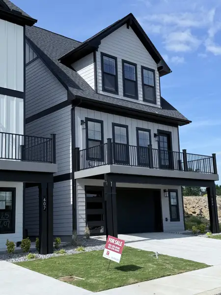 Front exterior of a new home in Ridgecrest at Whites Creek, Whites Creek, TN, highlighting curb appeal (Image 13). Front exterior of a new home in Ridgecrest at Whites Creek, Whites Creek, TN, highlighting curb appeal (Image 13).
