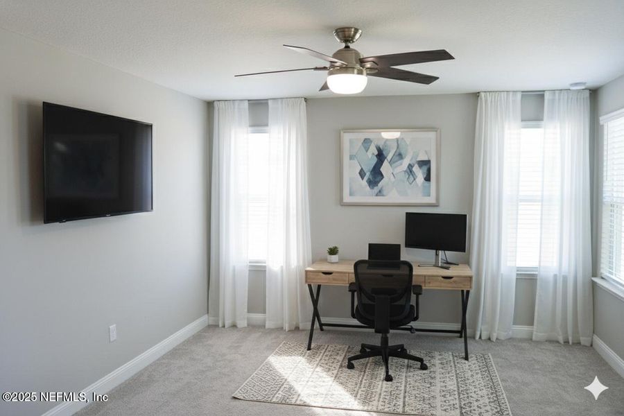 Furnished interior view inside a new home in , Jacksonville (Image 4). Furnished interior view inside a new home in , Jacksonville (Image 4).