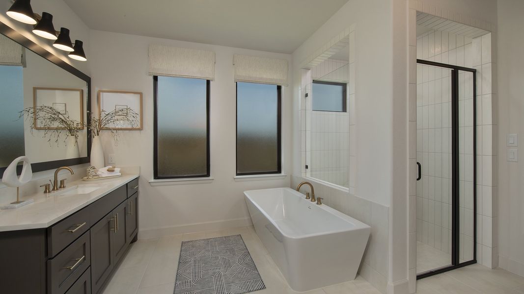 Furnished interior view inside a new home in Juniper Springs, Lockhart (Image 9).