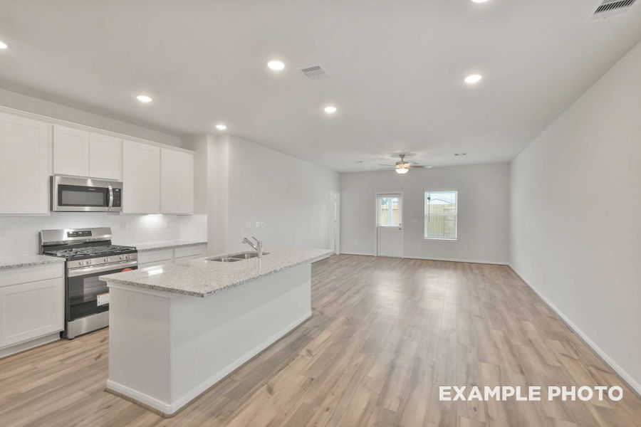 Representative furnished interior of a home built from the The Brazos F by Davidson Homes LLC in Liberty Estates, Cleveland (Image 6).