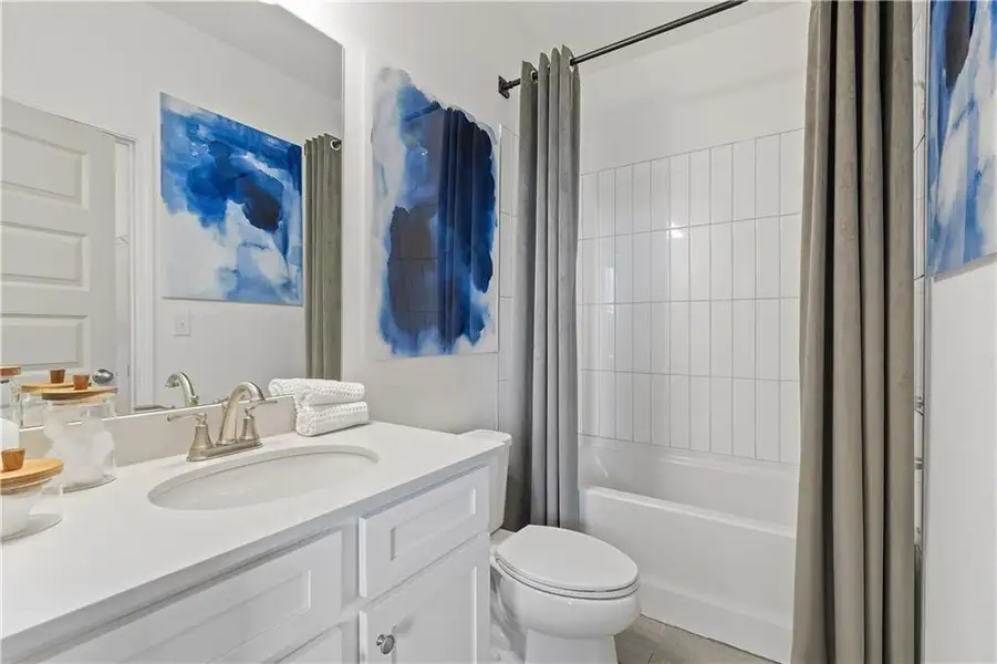 Furnished interior view inside a new home in Westwind Estates, Hampton (Image 16).