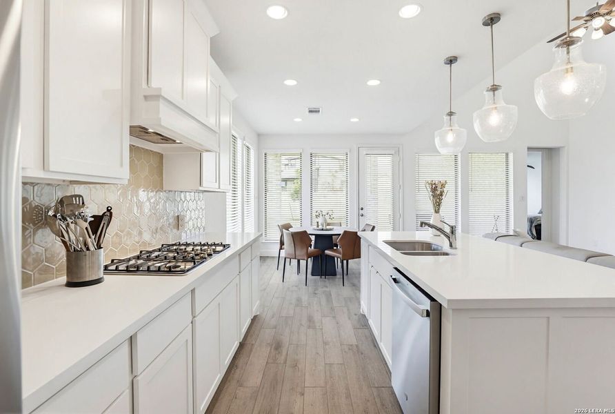 Furnished interior view inside a new home in Kallison Ranch, San Antonio (Image 12).