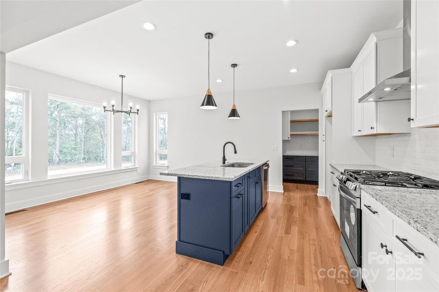 Furnished interior view inside a new home in , Hickory (Image 13).