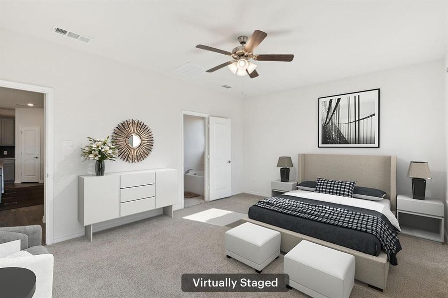 Furnished interior view inside a new home in , Anna (Image 18).