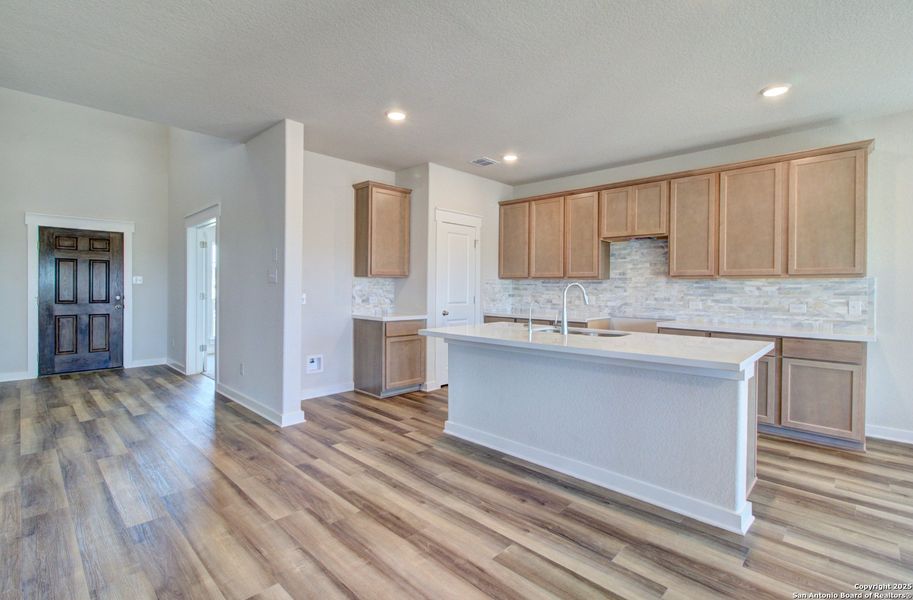 Furnished interior view inside a new home in Prairie Green, Converse (Image 5). Furnished interior view inside a new home in Prairie Green, Converse (Image 5).