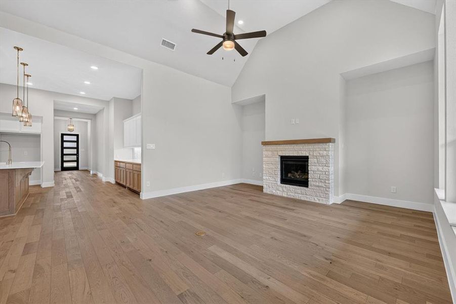 Spacious, unfurnished interior of a new home in Pecan Square, Northlake (Image 14). Spacious, unfurnished interior of a new home in Pecan Square, Northlake (Image 14).