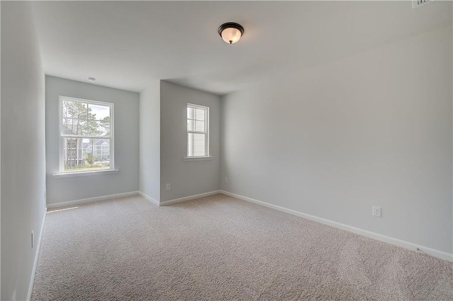 Spacious, unfurnished interior of a new home in Langley Overlook, Loganville (Image 27). Spacious, unfurnished interior of a new home in Langley Overlook, Loganville (Image 27).