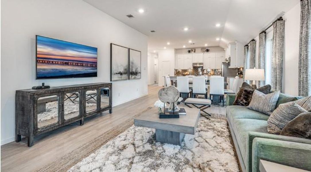 Pics are not of actual home.  They are a representative of a home of the same floor plan