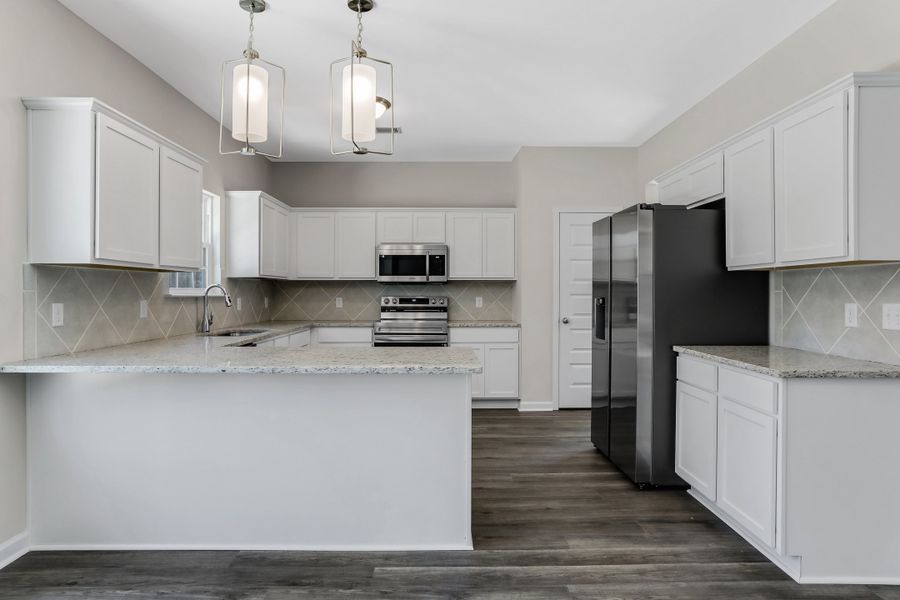 Representative furnished interior of a home built from the The Cedar Creek by RTS Homes in Grand Reserve, Hinesville (Image 5).