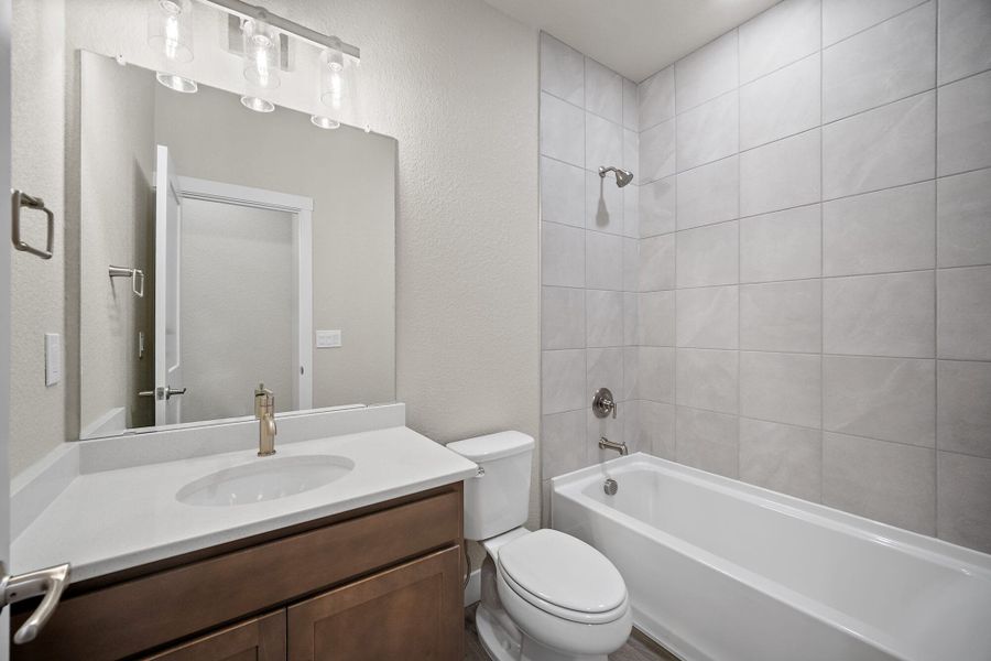 Furnished interior view inside a new home in Trails at Aspen Ridge-3, Colorado Springs (Image 10).