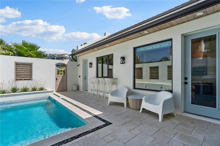 Exterior details and patio area of a home in , Palm Coast (Image 41).