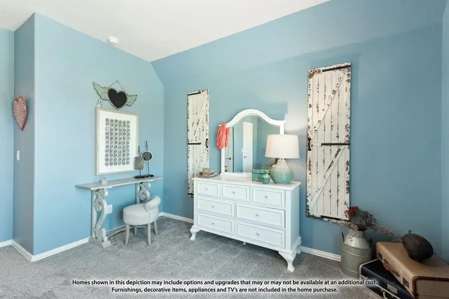 Furnished interior view inside a new home in Ridge Ranch, Mesquite (Image 29).