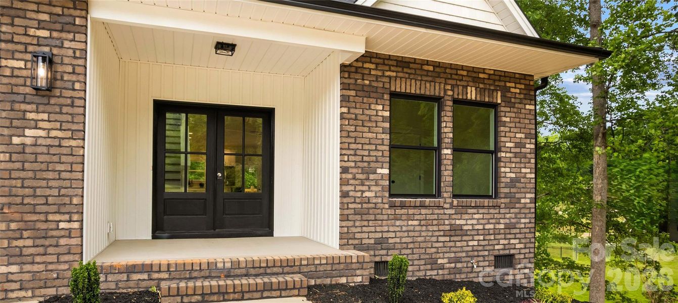 Covered front porch