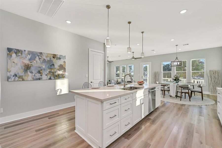 Furnished interior view inside a new home in , Galveston (Image 27).