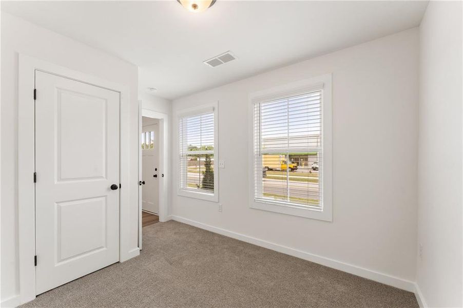 Spacious, unfurnished interior of a new home in Array, Atlanta (Image 17). Spacious, unfurnished interior of a new home in Array, Atlanta (Image 17).