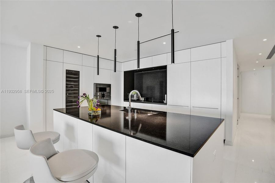 Furnished interior view inside a new home in , Miami (Image 11).