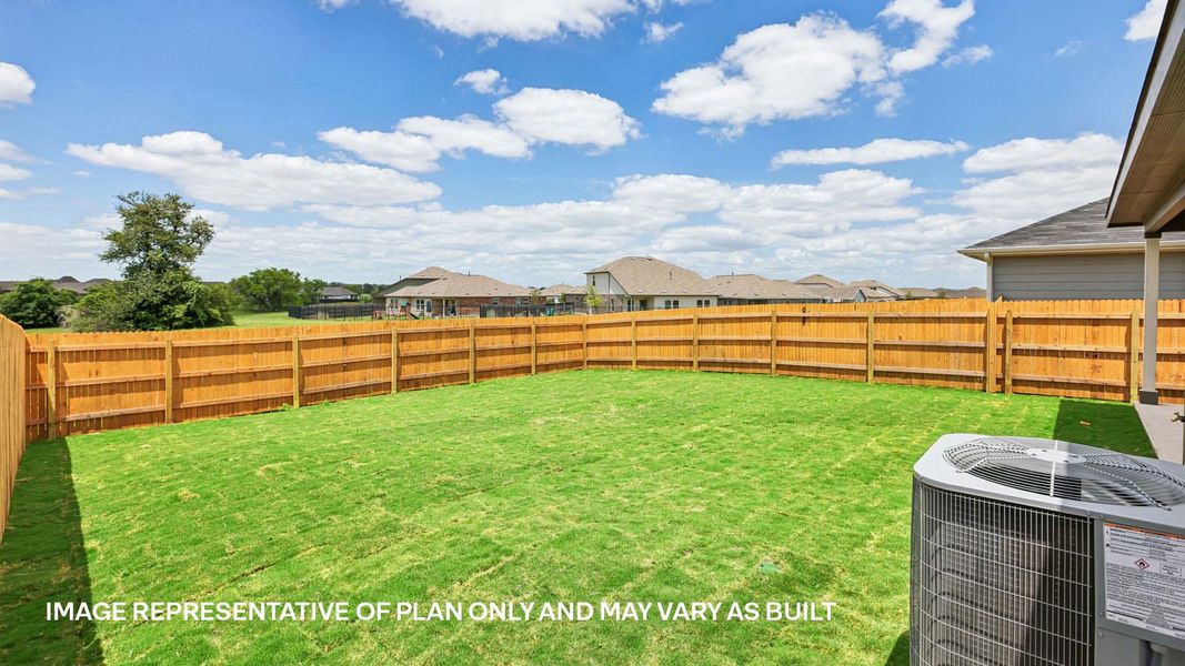 Representative exterior details of a home built from the The Kendall by D.R. Horton in Valverde, Bastrop (Image 25).