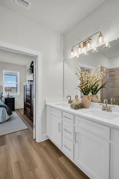Furnished interior view inside a new home in , Hudson (Image 29).