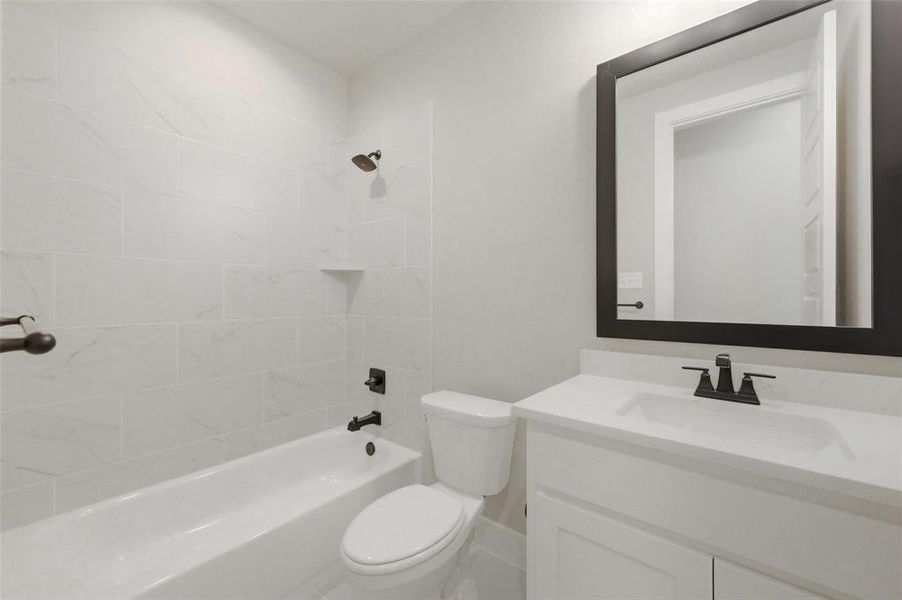 Furnished interior view inside a new home in Coyote Crossing, Godley (Image 5).