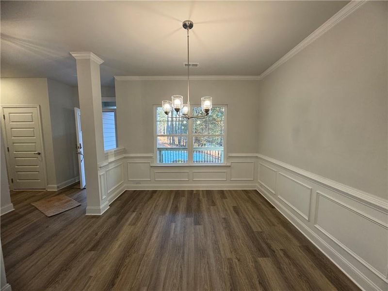 Spacious, unfurnished interior of a new home in The Fields of Walnut Creek, Pendergrass (Image 11).