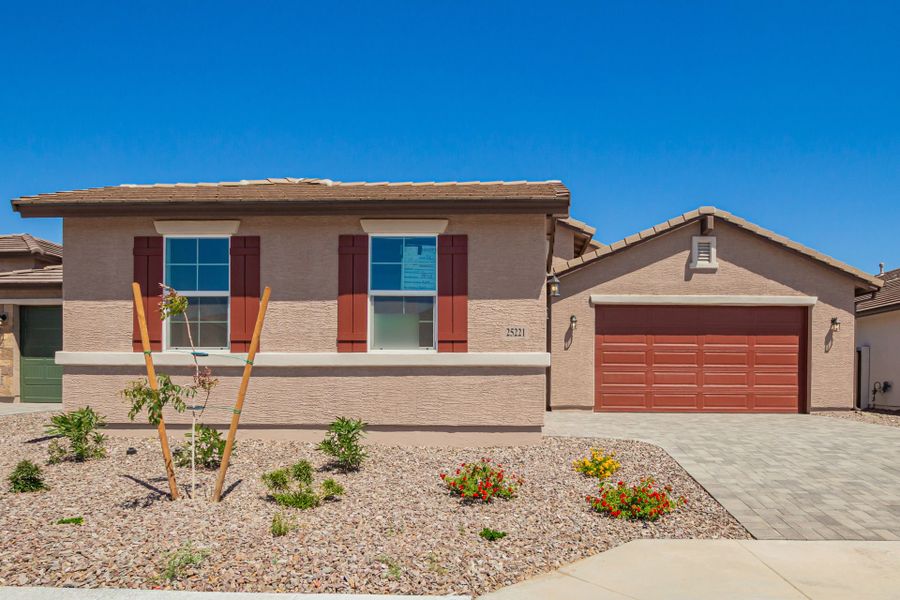 2D floor plan layout of this home in The Views at Rancho Cabrillo, Peoria, AZ (Image 16).