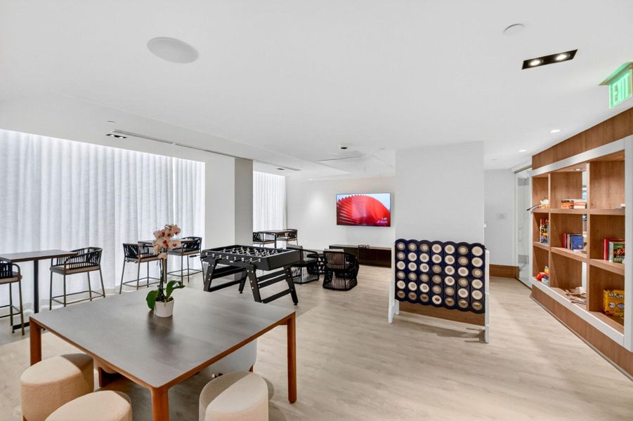 Amenities fifth floor teens game room
