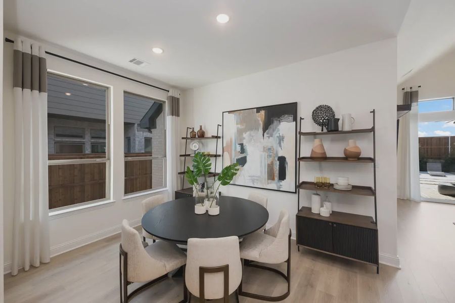 Representative furnished interior of a home built from the Princeton by Chesmar Homes in Las Lomas 60's, Forney (Image 6).