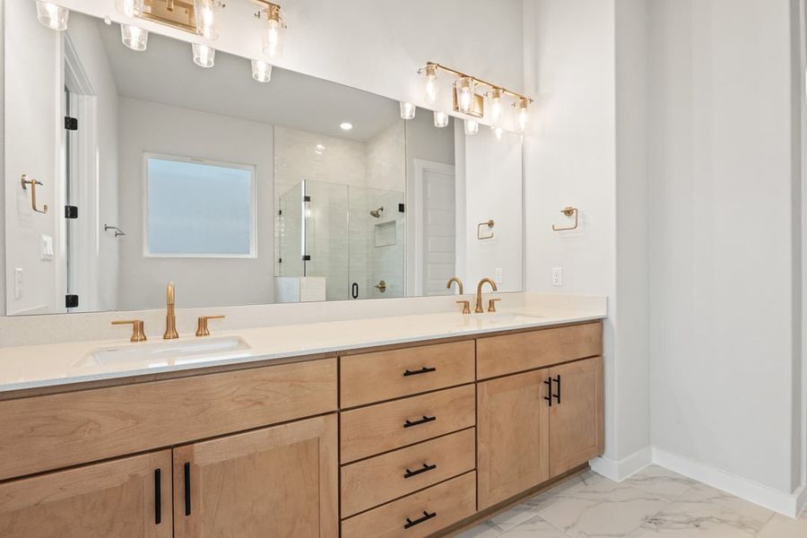 Furnished interior view inside a new home in Arbor Collection at Lariat, Liberty Hill (Image 16). Furnished interior view inside a new home in Arbor Collection at Lariat, Liberty Hill (Image 16).