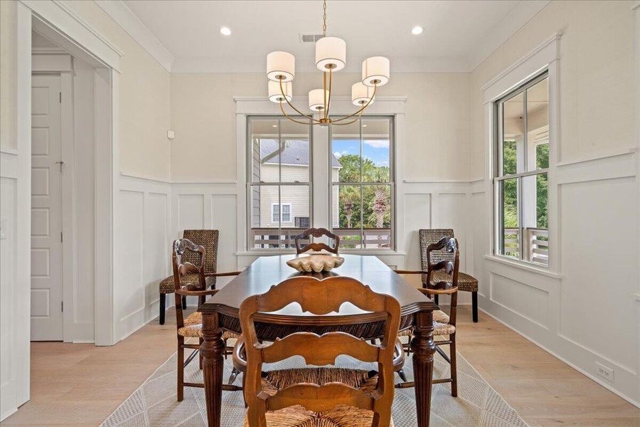 Furnished interior view inside a new home in , Johns Island (Image 54).