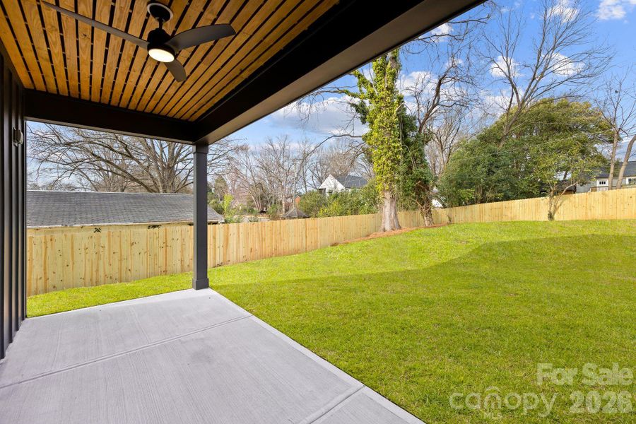 Exterior details and patio area of a home in , Charlotte (Image 31).